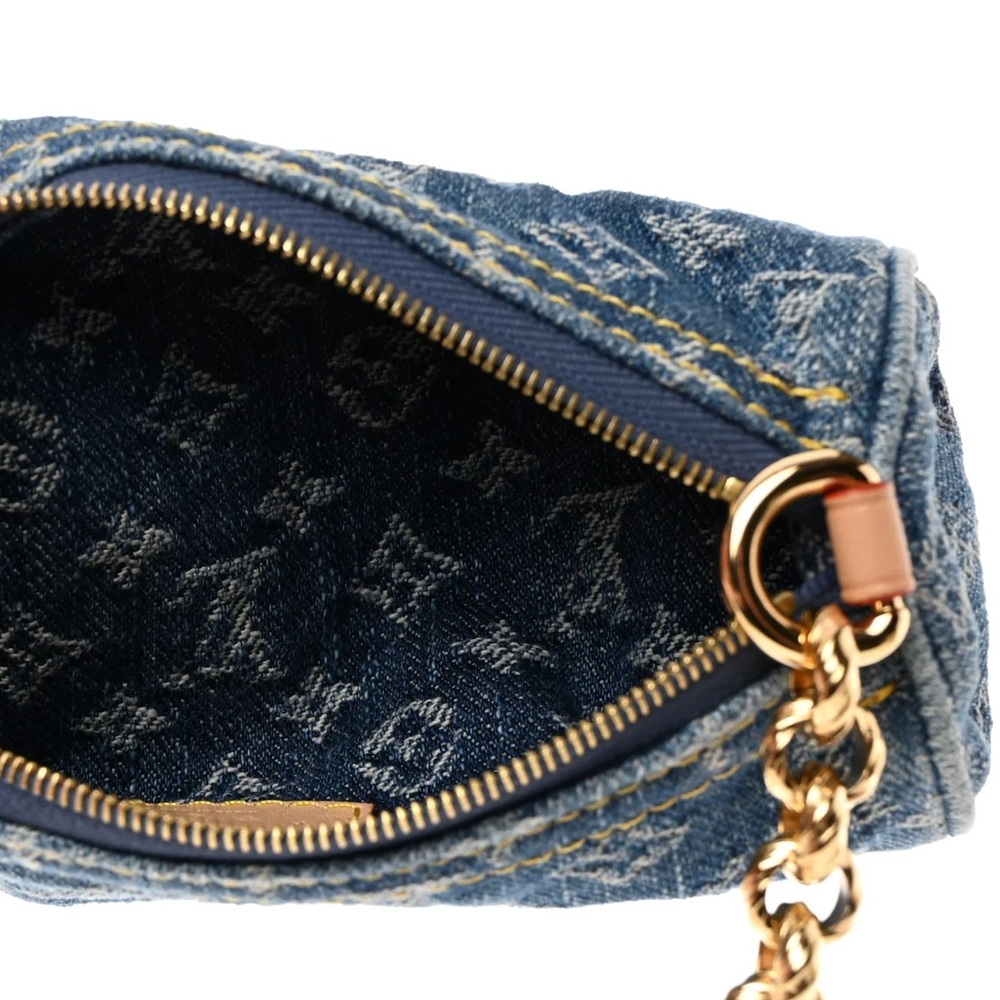 Auth LV Mini • Louis Vuitton Denim Papillon Limited Edition AUTHENTIC Blossom - Picture 4 of 6